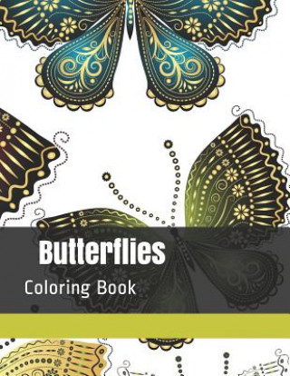 Kniha Butterflies: Coloring Book Lillian Pasten