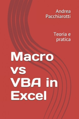 Kniha Macro vs VBA in Excel Andrea Pacchiarotti