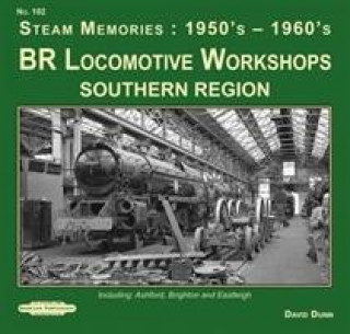 Könyv BR Locomotive Workshops Southern Region  Steam Memories : 1950's-1960's David Dunn