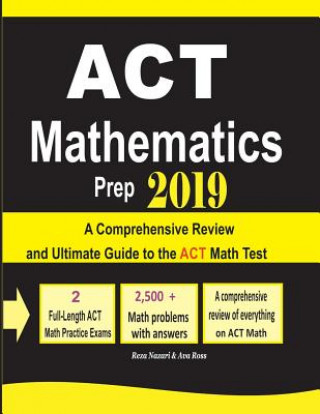 Könyv ACT Mathematics Prep 2019 Reza Nazari