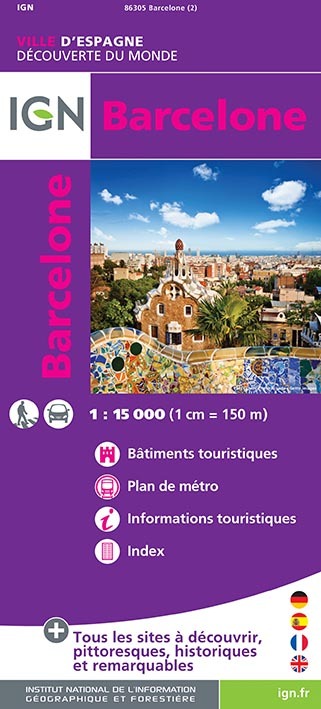 Materiale tipărite IGN Plan de Ville Barcelona 