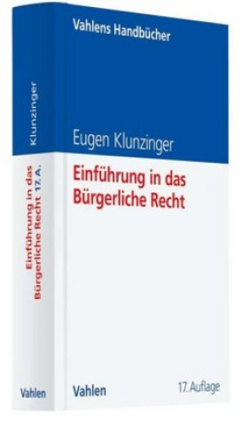 Carte Einführung in das Bürgerliche Recht Eugen Klunzinger