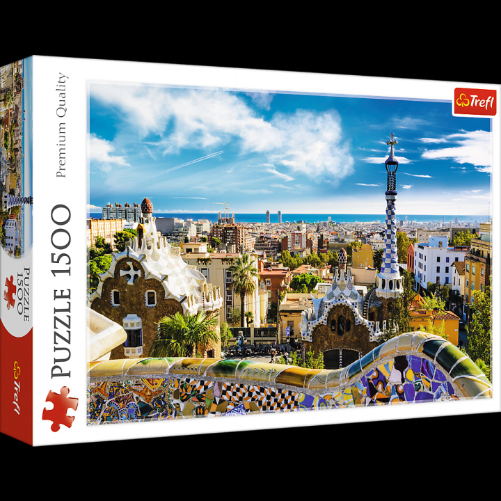 Hra/Hračka Puzzle Park Güell Barcelona 1500 