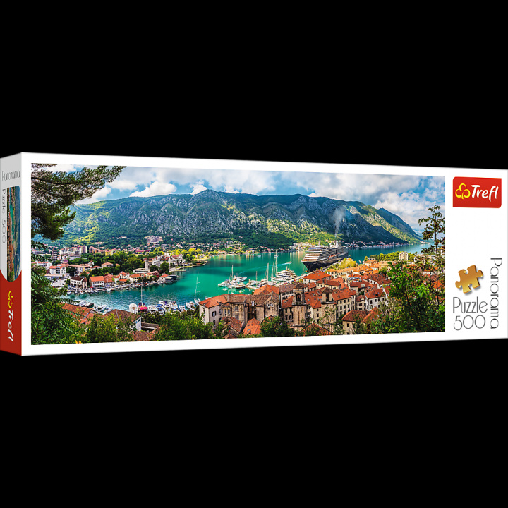 Játék Puzzle Panorama Kotor, Czarnogóra 500 