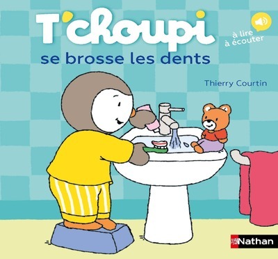 Книга T'choupi se brosse les dents Thierry Courtin