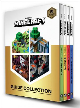Book Minecraft: Guide Collection 4-Book Boxed Set: Exploration; Creative; Redstone; The Nether & the End Mojang Ab