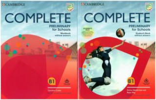 Carte Complete Preliminary for Schools. Student's Book without answers with Online Practice and Workbook without answers with Audio Download Emma Heyderman