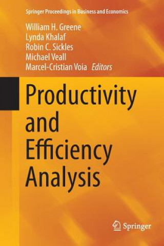 Książka Productivity and Efficiency Analysis William H. Greene