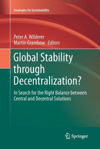 Kniha Global Stability through Decentralization? Martin Grambow