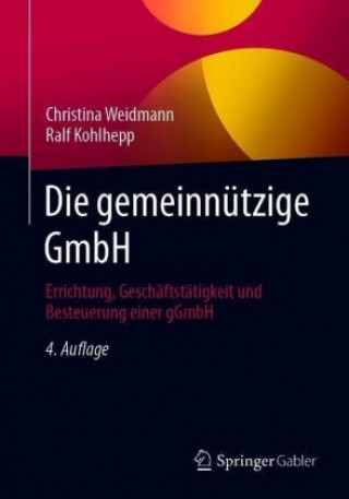 Kniha Die gemeinnutzige GmbH Christina Weidmann