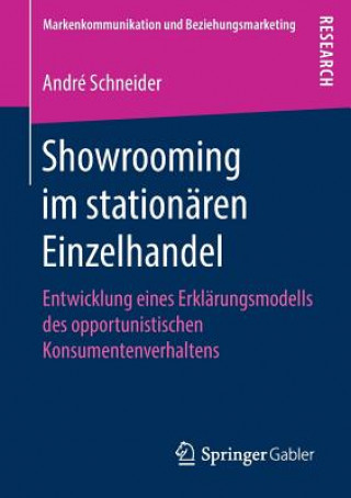 Könyv Showrooming Im Stationaren Einzelhandel André Schneider