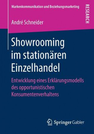 Książka Showrooming Im Stationaren Einzelhandel André Schneider