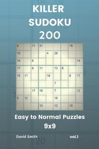 Książka Killer Sudoku - 200 Easy to Normal Puzzles 9x9 Vol.1 David Smith