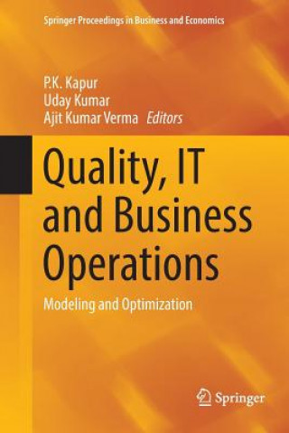 Książka Quality, IT and Business Operations P. K. Kapur