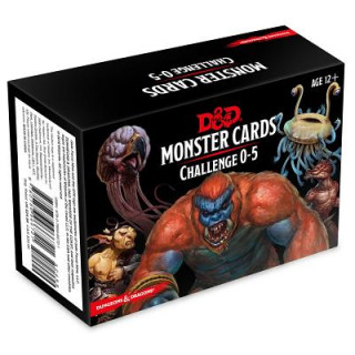 Joc / Jucărie Dungeons & Dragons Spellbook Cards: Monsters 0-5 (D&d Accessory) Wizards RPG Team