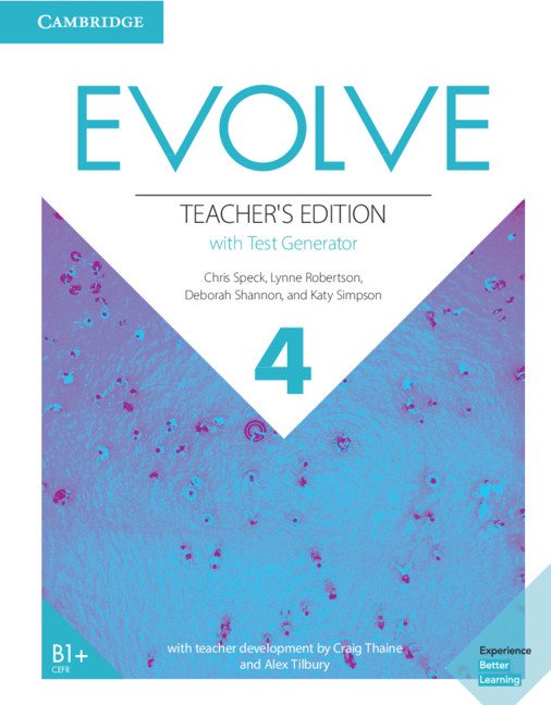 Βιβλίο Evolve Level 4 Teacher's Edition with Test Generator Chris Speck