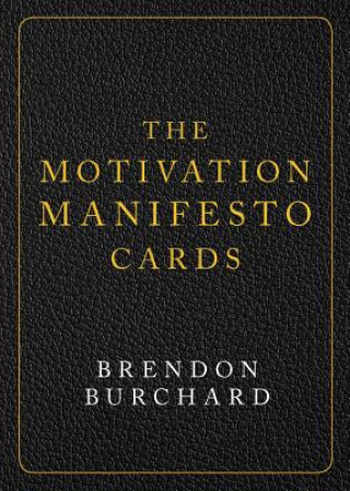 Tiskovina Motivation Manifesto Cards Brendon Burchard