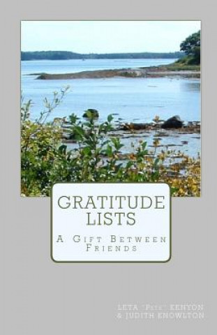 Knjiga Gratitude Lists MS Leta Pete Kenyon