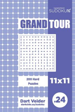 Könyv Sudoku Grand Tour - 200 Hard Puzzles 11x11 (Volume 24) Dart Veider