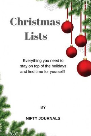 Knjiga Christmas Lists Nifty Journals