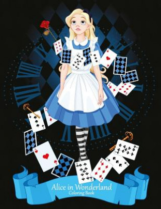 Kniha Alice in Wonderland Coloring Book 1 Nick Snels