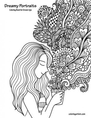 Kniha Dreamy Portraits Coloring Book for Grown-Ups 1 Nick Snels