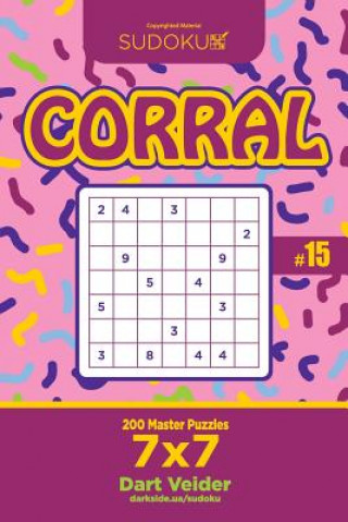 Książka Sudoku Corral - 200 Master Puzzles 7x7 (Volume 15) Dart Veider