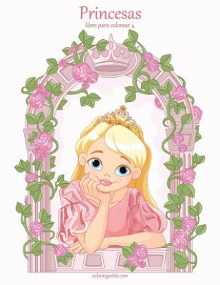 Книга Princesas libro para colorear 4 Nick Snels