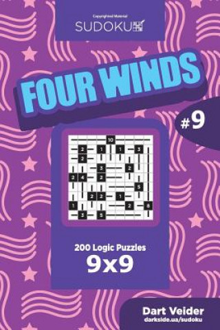 Książka Sudoku Four Winds - 200 Logic Puzzles 9x9 (Volume 9) Dart Veider