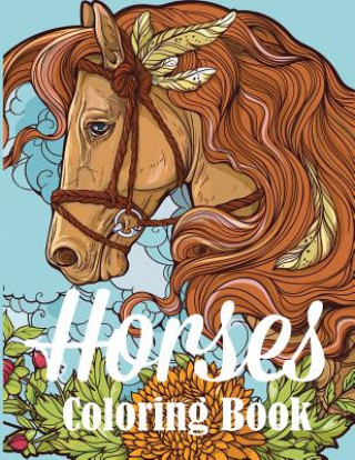 Carte Horses Coloring Book Creative Coloring