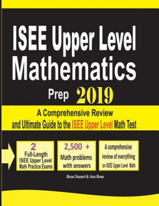 Kniha ISEE Upper Level Mathematics Prep 2019 Reza Nazari