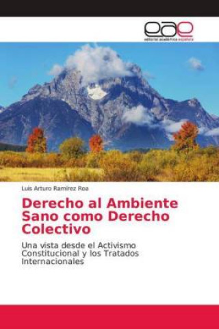 Kniha Derecho al Ambiente Sano como Derecho Colectivo Luis Arturo Ramírez Roa