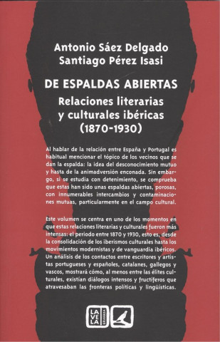 Kniha DE ESPALDAS ABIERTAS 