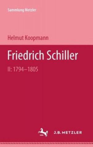 Kniha Friedrich Schiller II: 1794-1805 Helmut Koopmann