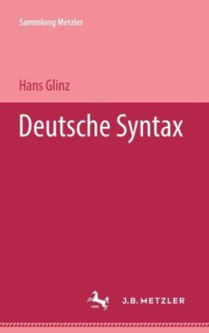 Knjiga Deutsche Syntax Hans Glinz