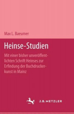 Knjiga Heinse-Studien Max L. Baeumer