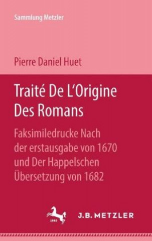 Kniha Traite De L'Origine des Romans Pierre Daniel Huet