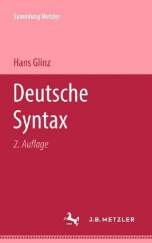 Knjiga Deutsche Syntax Hans Glinz