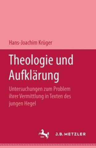 Książka Theologie und Aufklarung Hans-Joachim Kruger