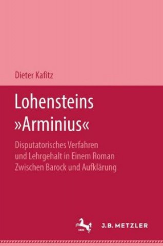 Book Lohensteins Arminius Dieter Kafitz