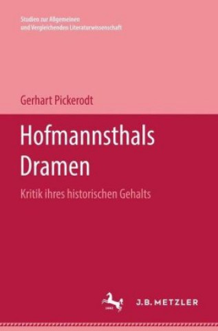 Carte Hofmannsthals Dramen Gerhart Pickerodt