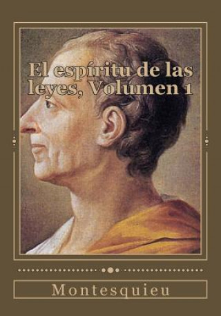 Carte El espíritu de las leyes, Volumen 1 Montesquieu