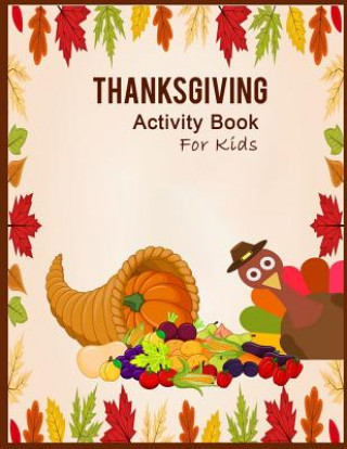 Kniha Thanksgiving Activity Book for Kids Nina Packer