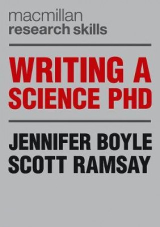 Knjiga Writing a Science PhD Jennifer Boyle