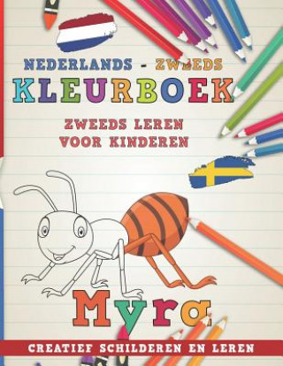 Książka Kleurboek Nederlands - Zweeds I Zweeds Leren Voor Kinderen I Creatief Schilderen En Leren Nerdmedianl