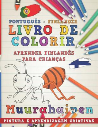 Kniha Livro de Colorir Portugu?s - Finland?s I Aprender Finland?s Para Crianças I Pintura E Aprendizagem Criativas Nerdmediabr