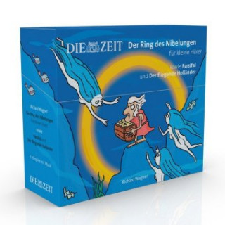 Audio Der Ring des Nibelungen für kleine Hörer, sowie Parsifal und Der fliegende Holländer, Die ZEIT-Edition, 6 Audio-CDs Richard Wagner