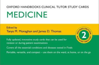 Tlačovina Oxford Handbooks Clinical Tutor Study Cards: Medicine Tanya M Monaghan