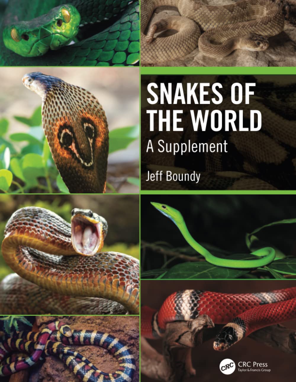 Book Snakes of the World Jeff Boundy