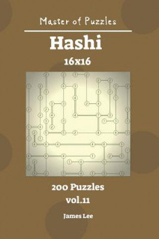 Książka Master of Puzzles - Hashi 200 Puzzles 16x16 Vol. 11 James Lee